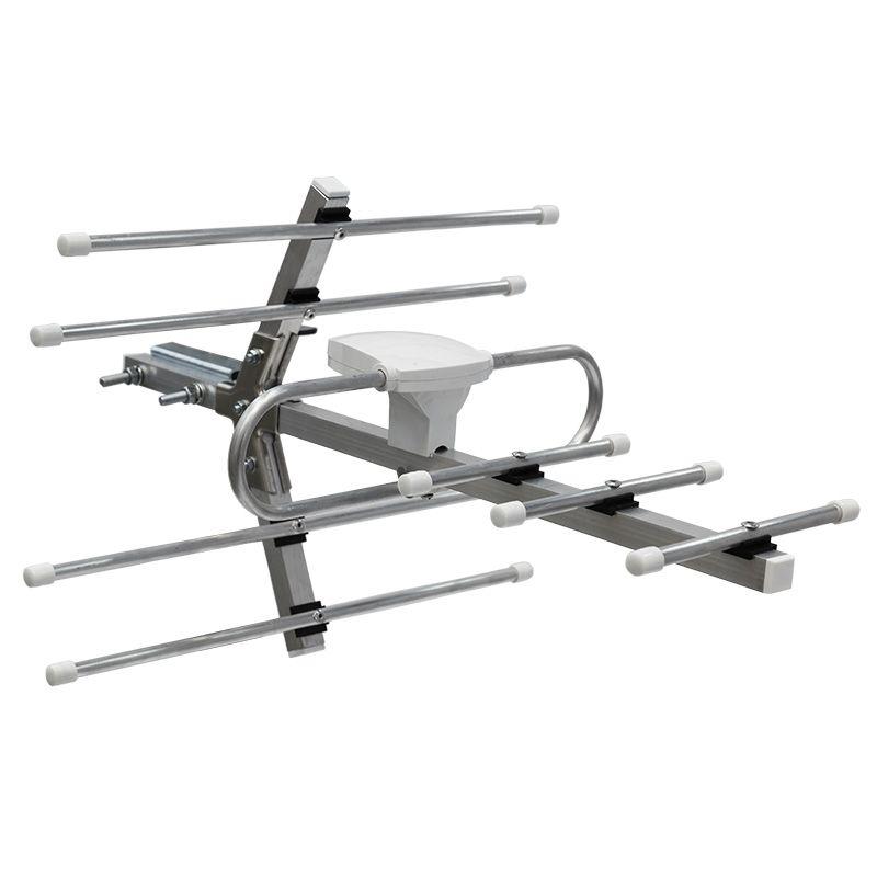 Антенна ТВ наружная АКТИВНАЯ для аналогового и цифрового ТВ - DVB-T2 (модель RX-411) (коробка) Rexant 34-0411