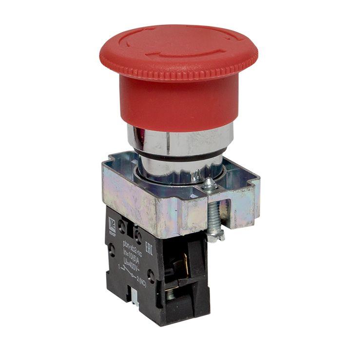 Кнопка Грибок BS542 NC поворотн. красн. PROxima EKF xb2-bs542