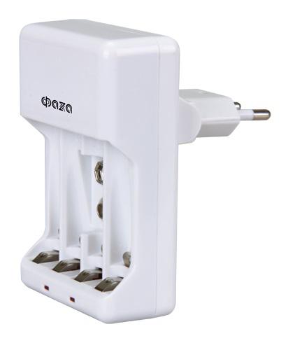 Устройство зарядное B-55A Ni-Cd/Ni-MH (4хAA/4хAAA/1х9В Крона) индикатор зарядки складывающ. вилка ФАZА 2858696