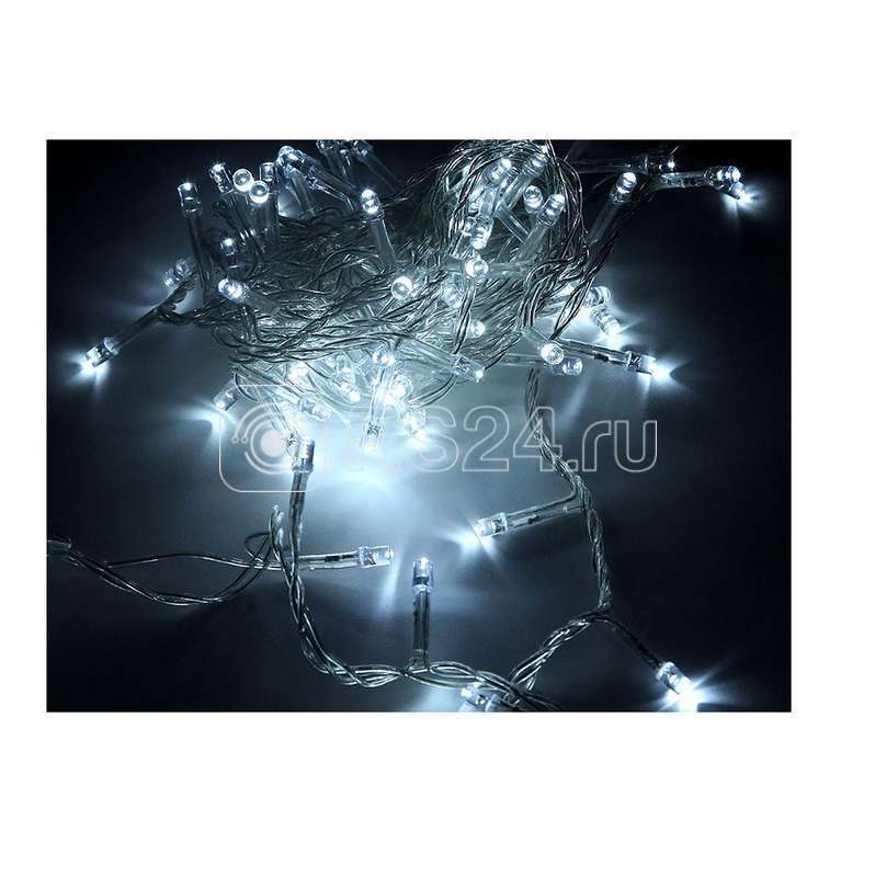 Гирлянда светодиодная Нить LD200-GWW-BO 20м 200LED тепл. бел. уличная 8 режимов элементы питания 3хAA SHLights 4690601045461