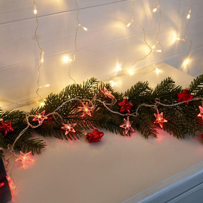 Гирлянда светодиодная Звездочки 2.8м 20LED красн. 4Вт IP20 Neon-Night 303-034