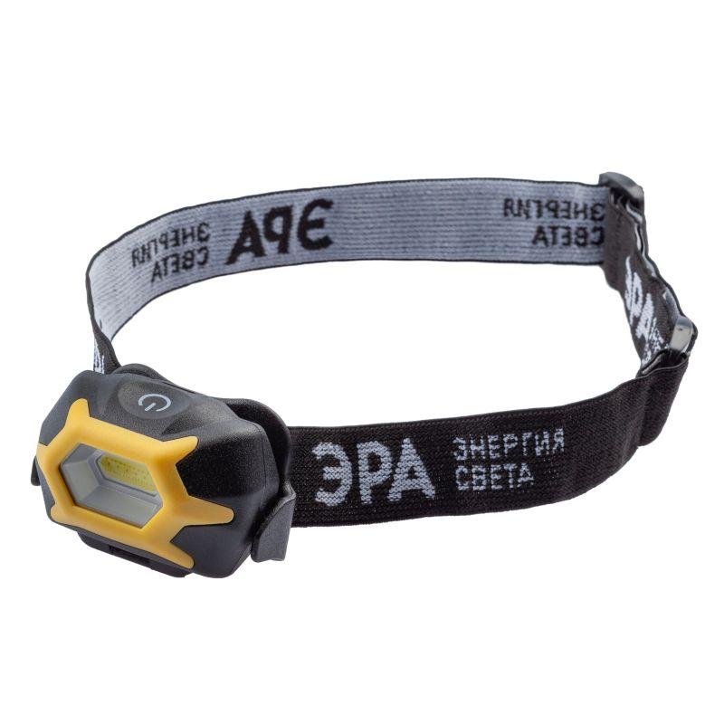 Фонарь GB-701 налобный Практик 5Вт COB 3xAAA сенсор 3 режима блист. ЭРА Б0027819