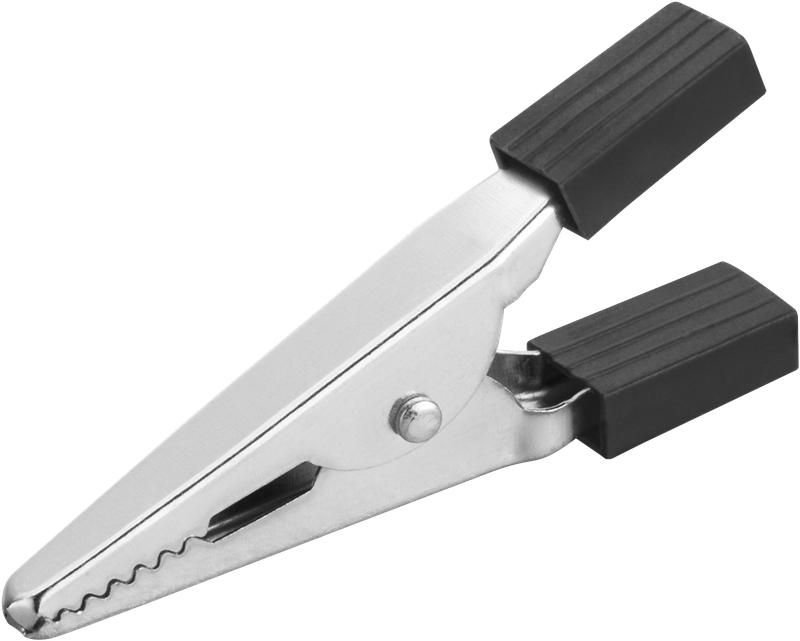 Зажим крокодил 5А 80 850 OAC-5A-52-B25 черн. ОНЛАЙТ 80850