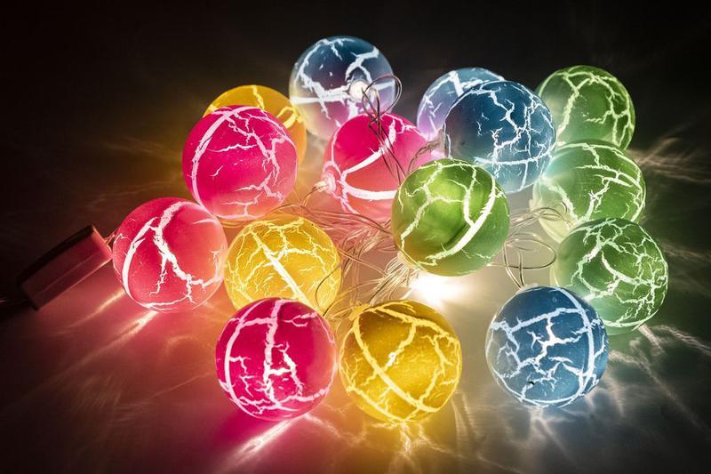 Гирлянда Шарики ILD-16WW-MSH 16 LED 2.2м IP20 220В SHLights 4690601047281