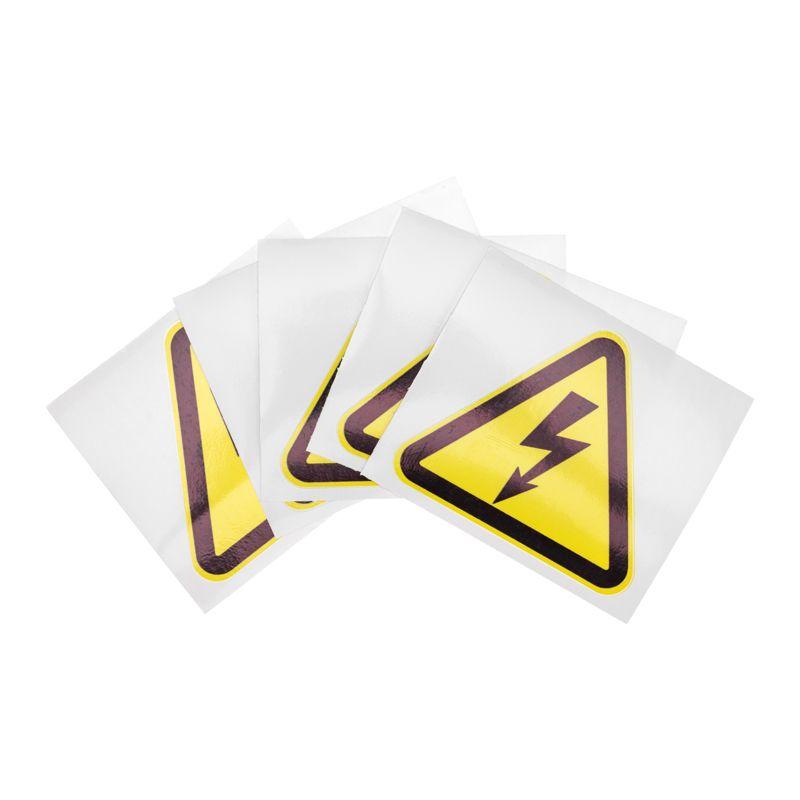 Наклейка знак электробезопасности Опасность поражения электротоком  100х100х100мм Rexant 56-0005