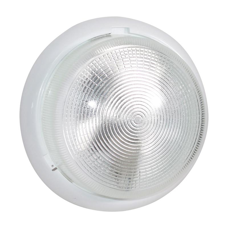 Светильник НБО 23-100-001 Раунд 1х100Вт E27 IP44 d240 корпус бел. Элетех 1005500569