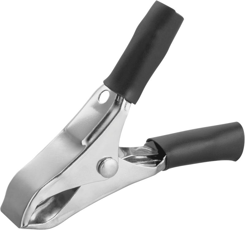 Зажим крокодил 10А 80 856 OAC-10A-50-B25 черн. ОНЛАЙТ 80856