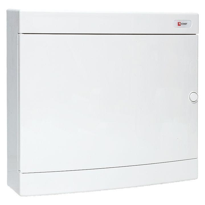 Щит распределительный навесной Unix бел. дверь 2х18 модулей IP40 PROxima EKF ux-2x18-nw