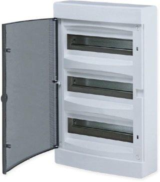 Щит распределительный навесной Unix прозр. дверь 3х12 модулей IP40 PROxima EKF ux-3x12-n