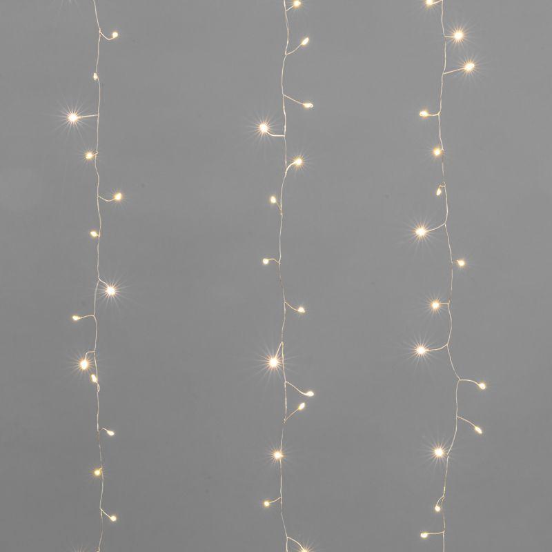 Гирлянда светодиодный занавес из росы Фейерверк 3х2м 600 LED IP20 230В тепл. бел. Neon-Night 315-856