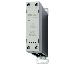 Реле модульное твердотельное выход 30А (60…440В AC) 24В DC функция Произвольн. включ. 22.5мм клем. реле IP20 FINDER 773190248051