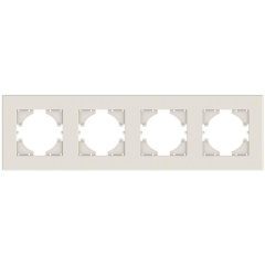 Рамка 4-местн. City беж. GUSI С1114-003