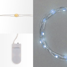 Гирлянда светодиодная Роса с крупными каплями 2м 20LED бел. 0.1Вт IP20 элементы питания 2хCR2032 (в компл.) Neon-Night 302-005