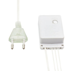 Гирлянда светодиодная Светодиодный Дождь 2х3м 240LED бел. 12Вт 230В IP20 свечение с динамикой провод прозр. Neon-Night 235-065