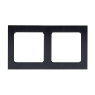 Рамка 2-м Стокгольм металл. черн. PROxima EKF EZM-G-303-10