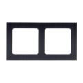 Рамка 2-м Стокгольм металл. черн. PROxima EKF EZM-G-303-10
