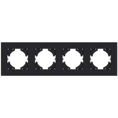 Рамка 4-местн. City графит GUSI С1114-010