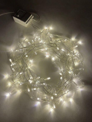 Гирлянда светодиодная Нить 10м 100LED 8 режимов 220В IP20 тепл. свет ЭРА Б0041894