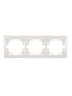 Рамка 3-м Mira горизонт. бел. LEZARD 701-0200-148