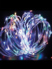 Гирлянда светодиодная Разноцветные нити 10м 100LED в виде капель 220В Космос KOCNL-EL150