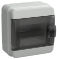 Корпус пластиковый КМПн-6 IP65 черн. прозр. дверь TEKFOR IEK TF5-KP72-N-06-65-K03-K02