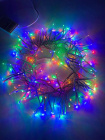Гирлянда светодиодная Мишура 3.9м 200LED 220В IP20 бел. провод мультиколор ЭРА Б0047972