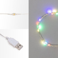 Гирлянда светодиодная Роса 2м 20LED мультиколор RGB 0.1Вт IP20 USB Neon-Night 315-959