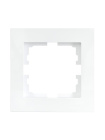 Рамка 1-местн. горизонт. VESNA бел. (20шт/240шт) LEZARD 742-0200-146