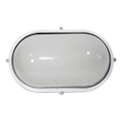 Светильник Банник 1201 НПП 03-100-017 1х100Вт E27 IP65 овал большой корпус бел. Элетех 1005500932