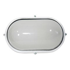 Светильник Банник 1201 НПП 03-100-017 1х100Вт E27 IP65 овал большой корпус бел. Элетех 1005500932