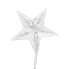 Гирлянда светодиодная Арка со звездами 2.5х1.2м 136LED тепл. бел. 7Вт 230В IP20 с контроллером 8 режимов Neon-Night 255-076