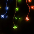 Гирлянда Бахрома DICLD-100M-C 100 мультиколорт светодиодов 1.7х0.5м с насадками SHLights 4690601047199