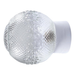 Светильник НББ 64-60-080 Цветочек d150 1х60Вт E27 IP20 корпус прямой бел. Элетех 1005100155