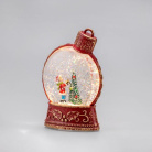 Светильник декоративный (фигура) Елочный шар с эффектом снегопада и подсветкой Neon-Night 501-160