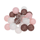 Гирлянда светодиодная Тайские фонарики Вельвет 3.5м 20 LED прозрачный ПВХ питание USB тепл. бел. Neon-Night 304-008