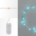 Гирлянда светодиодная Роса 2м 20LED голуб. 2Вт 4.5В IP20 провод прозр. элементы питания 2хCR2032 (в компл.) Neon-Night 303-003
