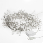 Гирлянда светодиодная Мишура LED 3м 288LED красн. 18Вт 220-240В IP20 провод ПВХ прозр. Neon-Night 303-602