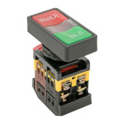 Кнопка AS-22N Пуск-Стоп прямоугольная 220В NO+NC EKF pbn-as-rec