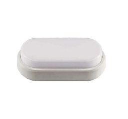 Светильник светодиодный Банник PBH-PC2-OA 12Вт 4000К IP65 ЖКХ ДБП овал. пылевлагозащ. бел. JazzWay 1035677A