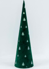 Светильник настольный Конус 10LED флок 11х38см тепл. бел. КОСМОС KOC_TAB-B107