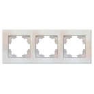 Рамка 3-м Афина универс. жемчуг Universal A0045-OBr