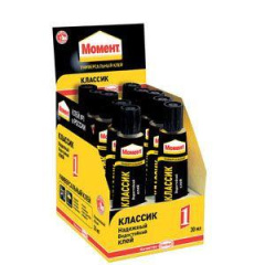 Клей Момент-1 30мл шоу-бокс Момент C0036323