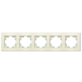 Рамка 5-м Афина универс. сл. кость (ivory) Universal A1042-I