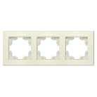 Рамка 3-м Афина универс. сл. кость (ivory) Universal A0045-I