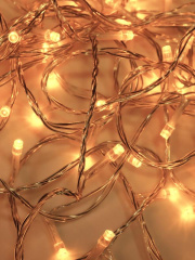 Гирлянда Нить 12м LD120-WW-E 120 тепл. бел. светодиодов соединяемая до 20шт уличная SHLights 4690601040503