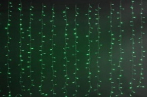 Гирлянда Занавес LDCL544-G-E 544 зел. светодиодов 1.5х2.2м 16 нитей соединяемый до 8шт для помещений SHLights 4690601035578