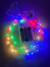 Гирлянда светодиодная Нить 5м 50LED IP20 мультиколор АА ЭРА Б0047959