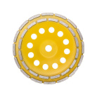 Чашка алмазная шлифовальная двухрядная 230х22.2мм KRANZ KR-90-0254