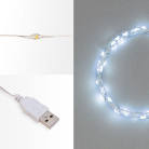 Гирлянда светодиодная Роса 10м 100LED бел. 1Вт IP20 USB Neon-Night 315-975
