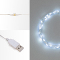 Гирлянда светодиодная Роса 10м 100LED бел. 1Вт IP20 USB Neon-Night 315-975